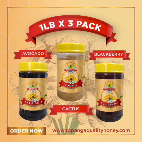 TQ Honey Avocado Cactus BlackBerry Set 3x1lb